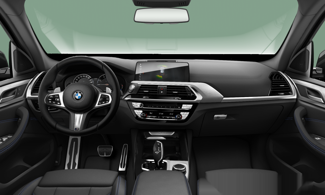 Interior of BMW X3 xDrive20d (G01), VIN WBAUZ35040N007180