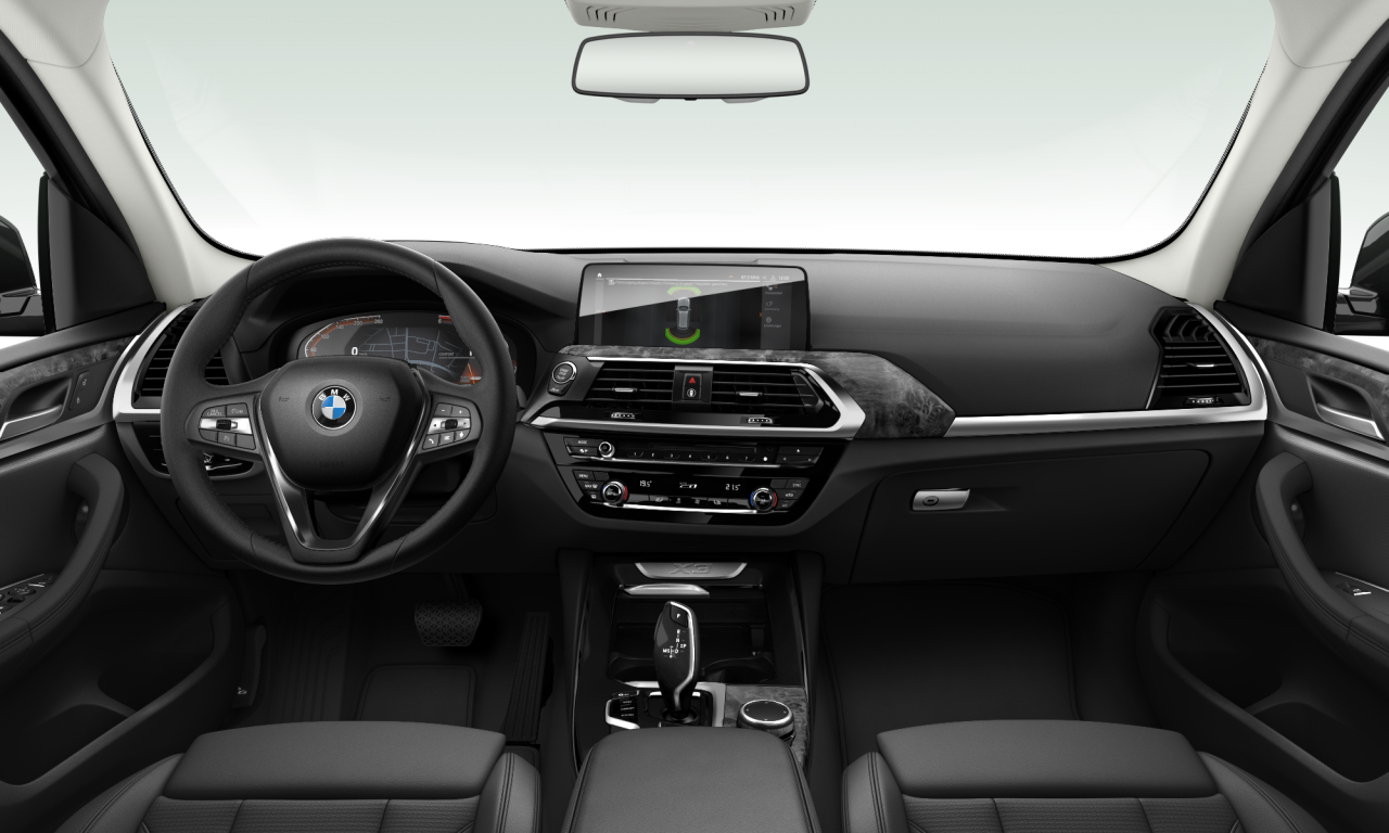 Interior of 2020 BMW X3 xDrive20d (G01), VIN WBAUZ35060N032789