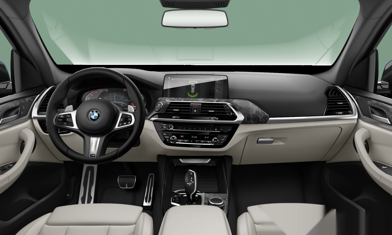 Interior of BMW X3 xDrive20d (G01), VIN WBAUZ36000N015842