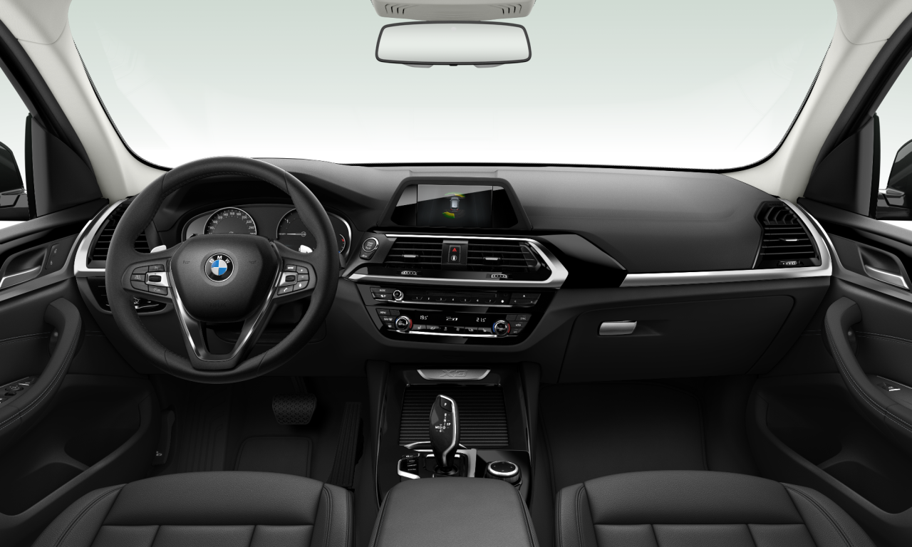 Interior of 2019 BMW X3 xDrive20d (G01), VIN WBAUZ36050N001225