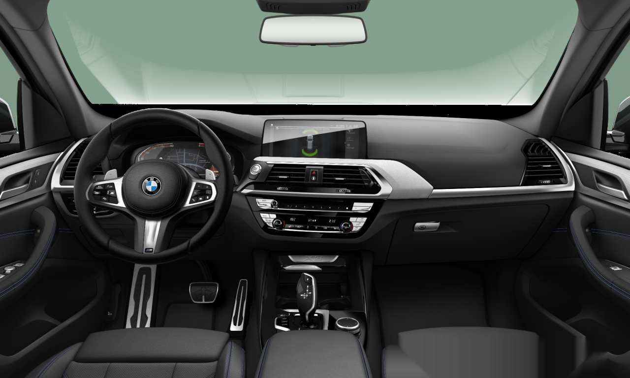 Interior of BMW X3 xDrive30d (G01), VIN WBAUZ9505MN077134