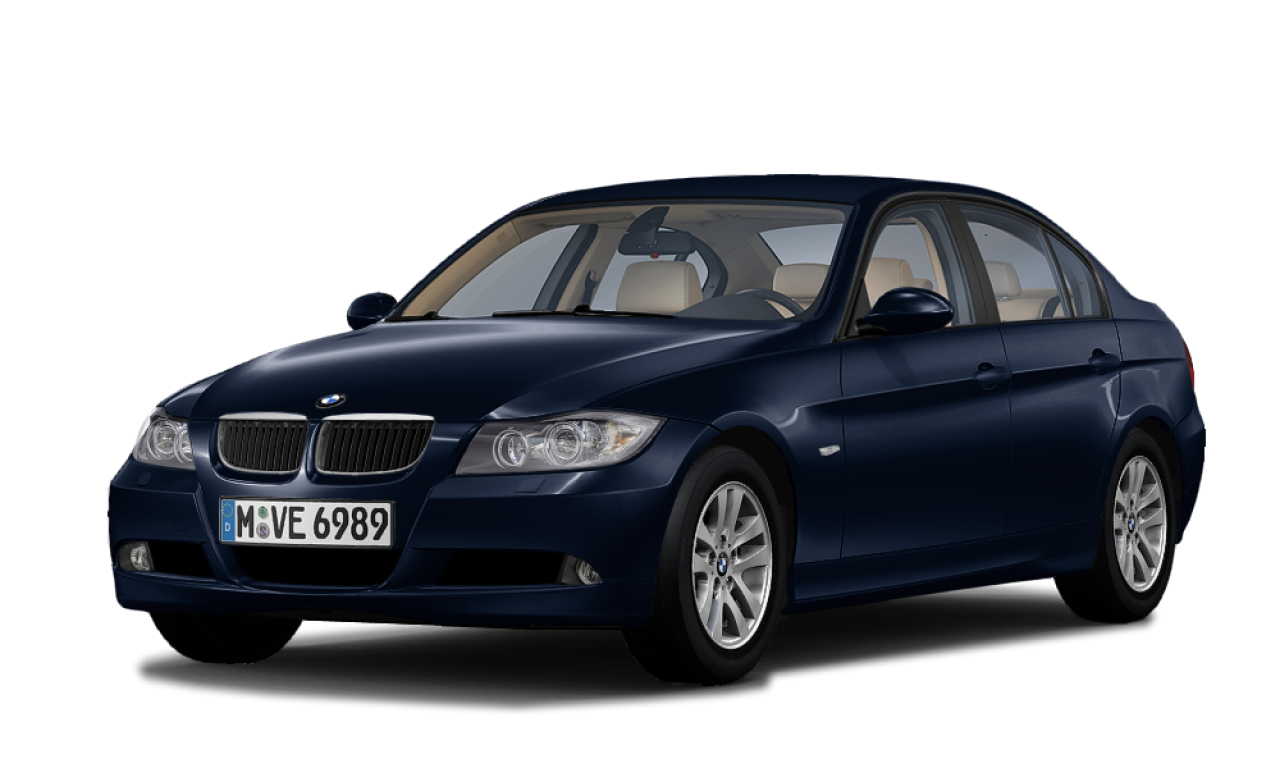 Exterior of BMW 318i (E90), VIN WBAVA51090KR97435