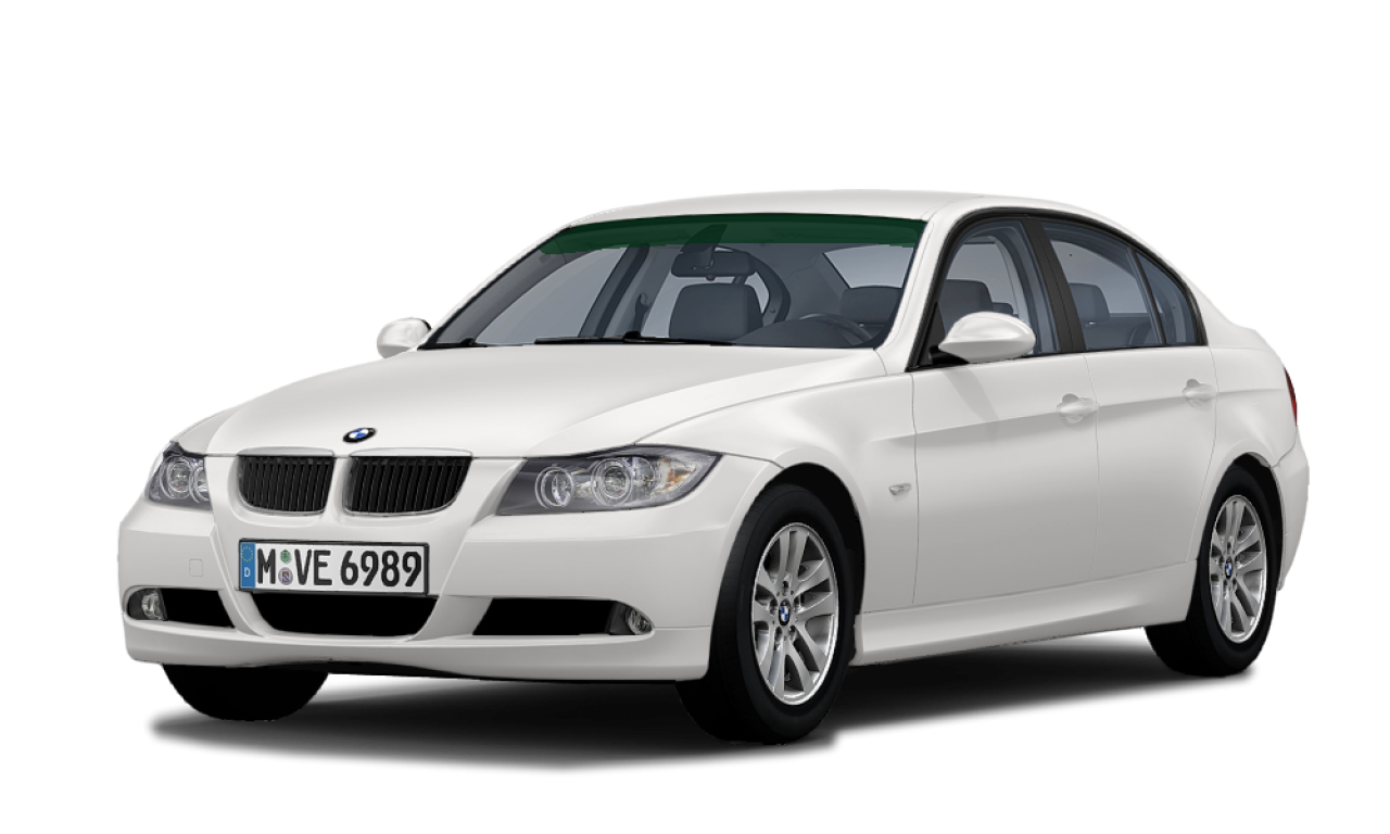 Exterior of 2005 BMW 320i (E90), VIN WBAVA72070AK43577
