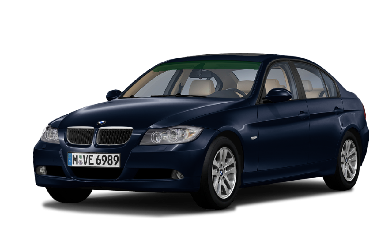 Exterior of BMW 320i (E90), VIN WBAVA76010NL33505