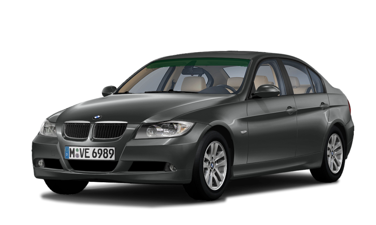 Exterior of 2005 BMW 320i (E90), VIN WBAVA76030NK10627