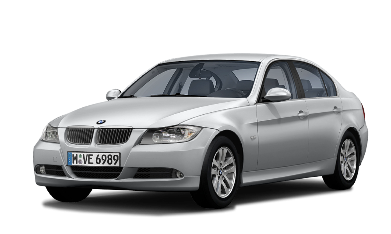 Exterior of 2005 BMW 325i (E90), VIN WBAVB11040KT63746