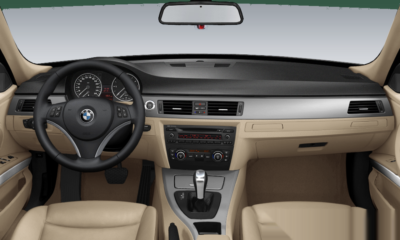 Interior of 2006 BMW 325i (E90), VIN WBAVB11087VE39237