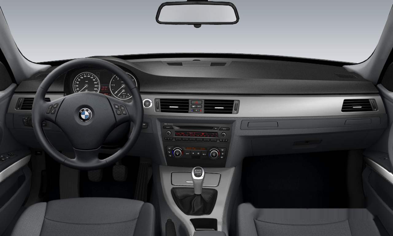 Interior of 2005 BMW 330i (E90), VIN WBAVB31000KC24065