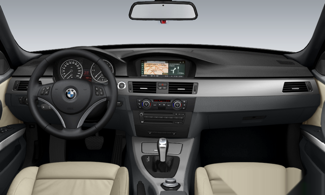 Interior of 2005 BMW 330i (E90), VIN WBAVB31050KN92867