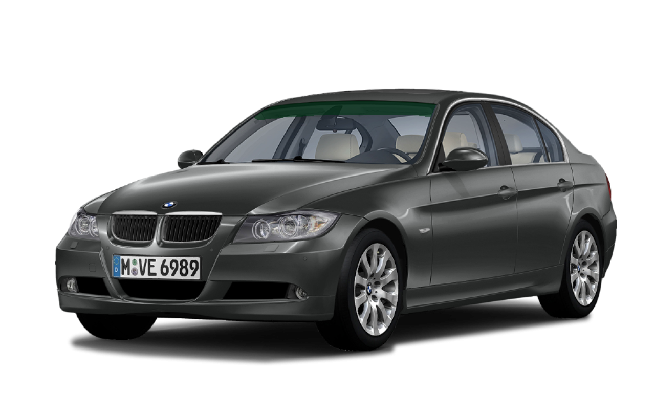 Exterior of BMW 330i (E90), VIN WBAVB36020NC45202