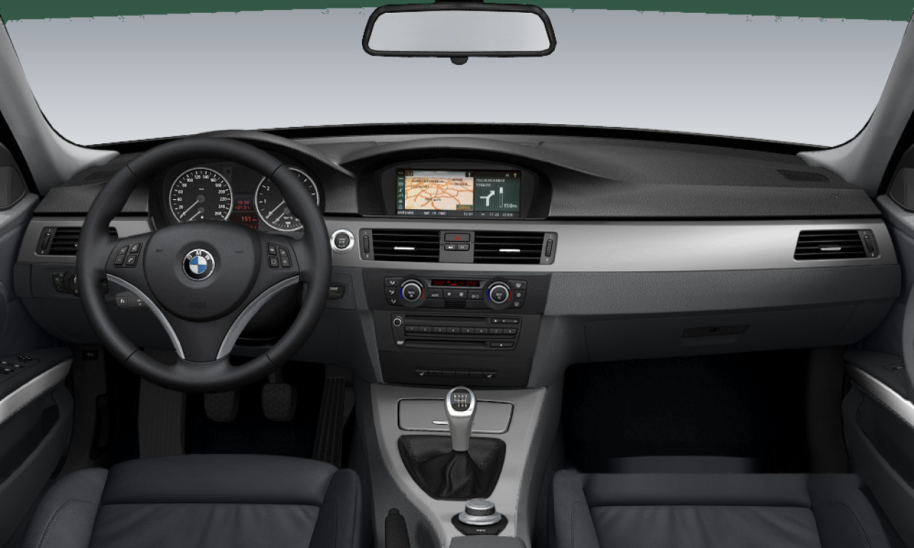 Interior of 2006 BMW 335i (E90), VIN WBAVB73517PA65697