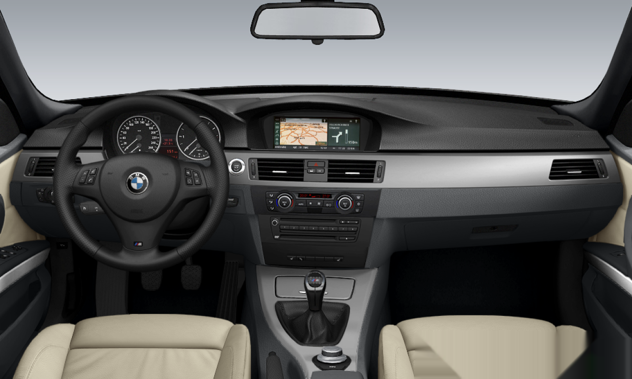 Interior of 2005 BMW 320d (E90), VIN WBAVC31000VC35126