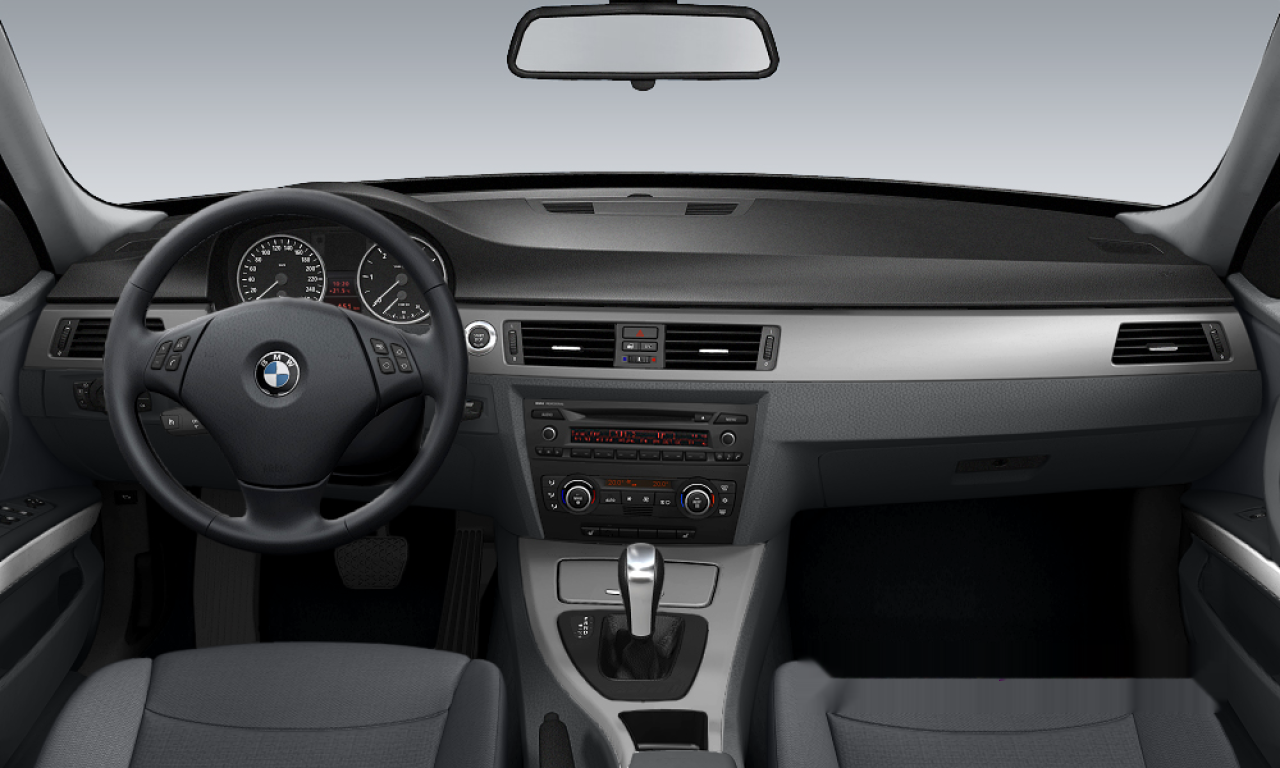 Interior of 2006 BMW 320d (E90), VIN WBAVC31030PS41780