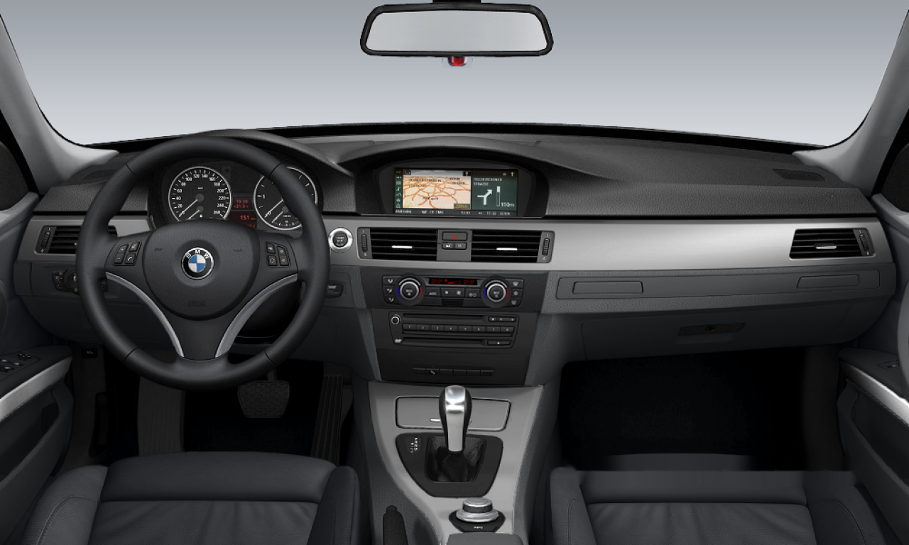 Interior of 2006 BMW 320d (E90), VIN WBAVC31060VC65893