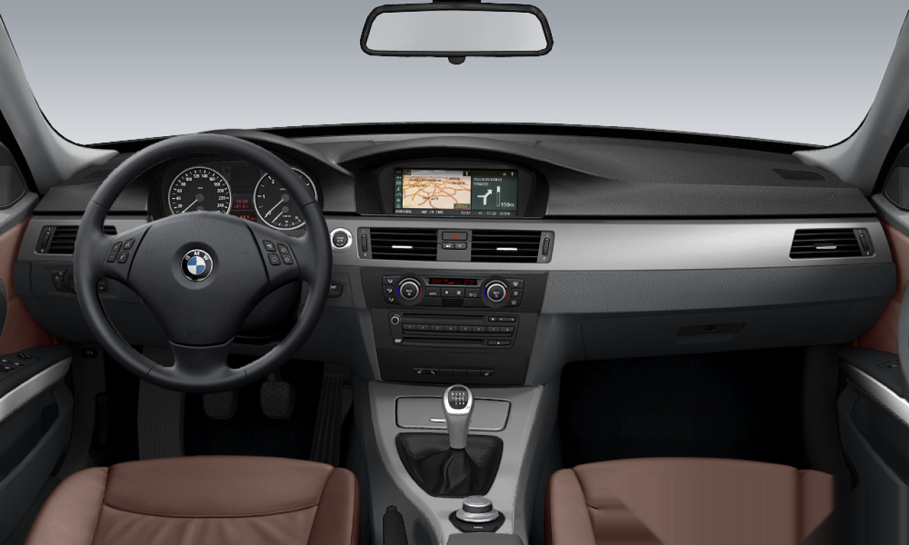 Interior of 2005 BMW 320d (E90), VIN WBAVC31070PS27946
