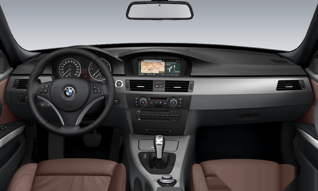 Interior of 2005 BMW 330d (E90), VIN WBAVC91030FG66833