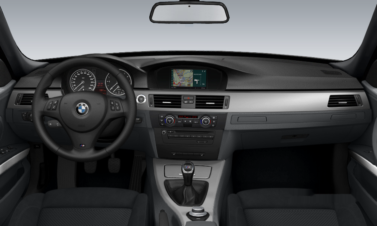 Interior of BMW 320d (E90), VIN WBAVG91000VG48722