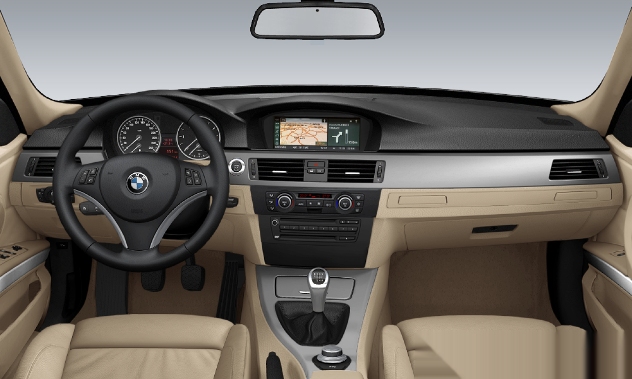 Interior of 2007 BMW 320d (E90), VIN WBAVG91010VG53038