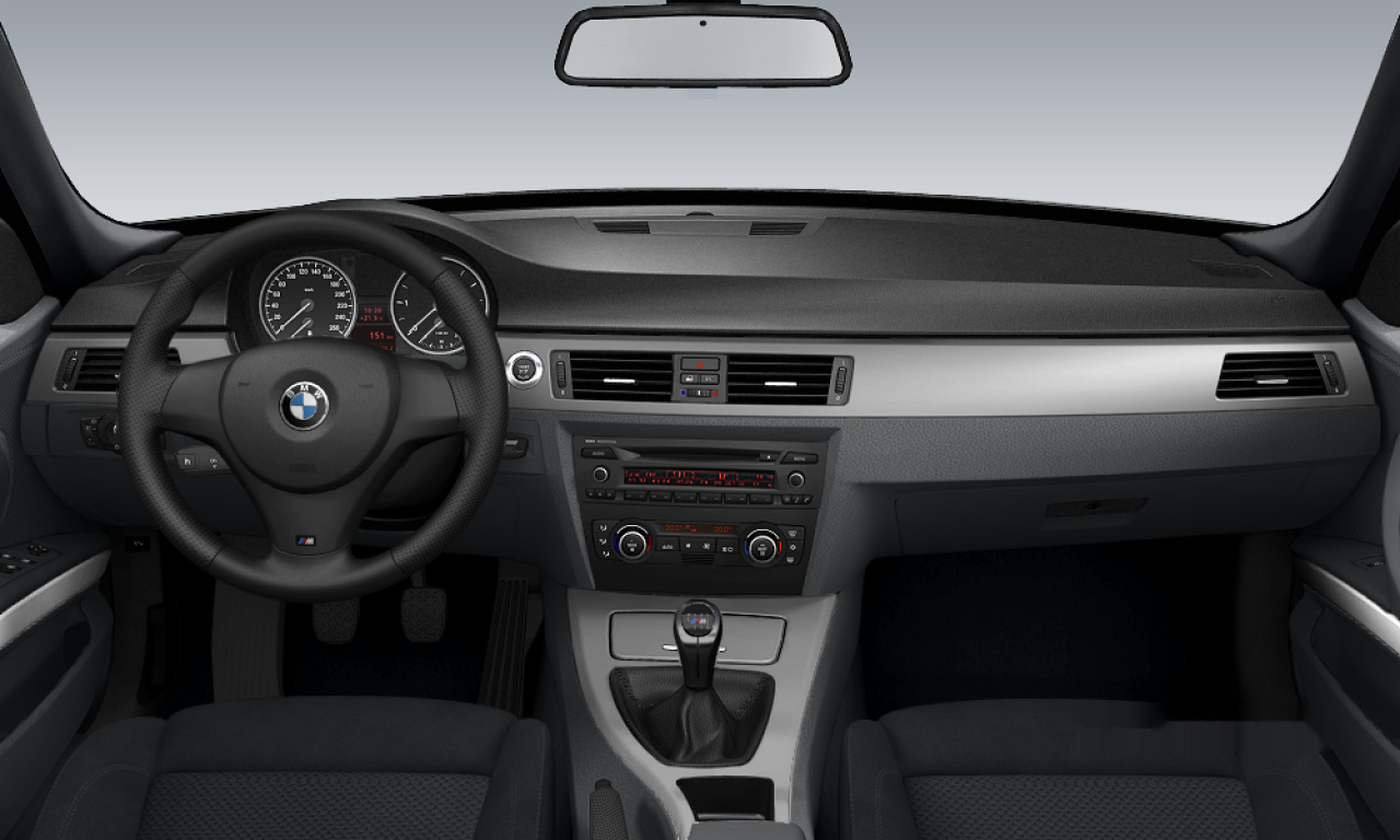 Interior of BMW 320d (E90), VIN WBAVG91050VG57349