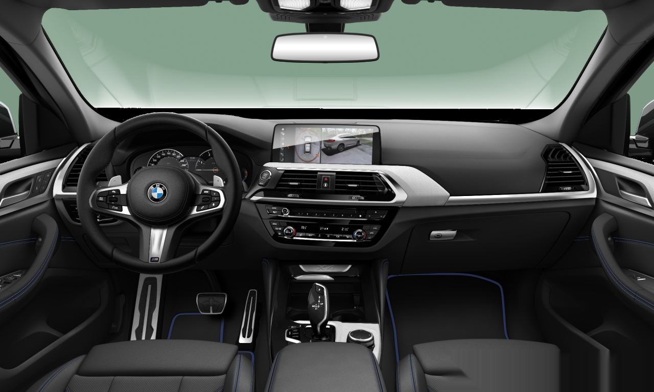 Interior of 2018 BMW X4 xDrive20d (G02), VIN WBAVJ12000LC16404