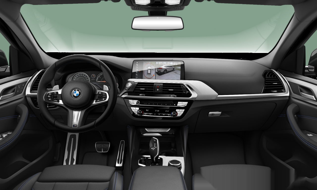 Interior of 2019 BMW X4 xDrive30d (G02), VIN WBAVJ51040LP64279