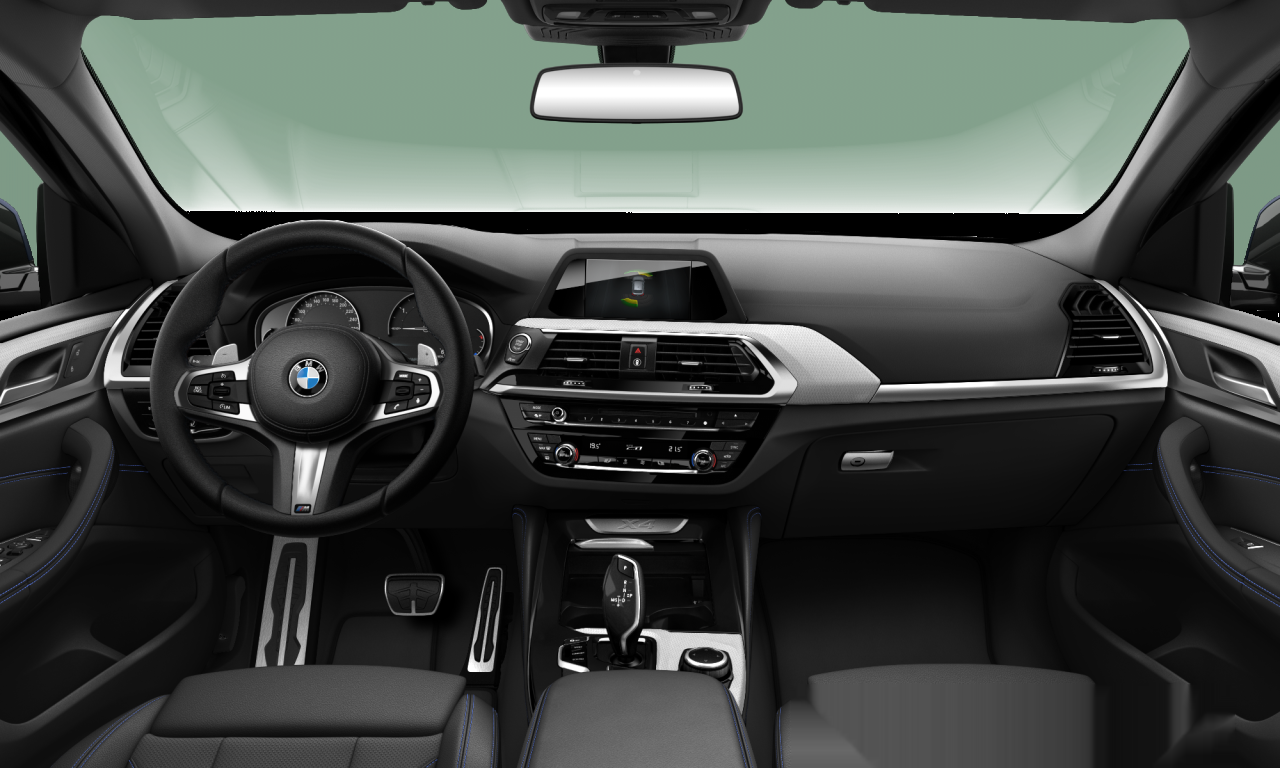 Interior of BMW X4 xDrive20d (G02), VIN WBAVJ910209A42445