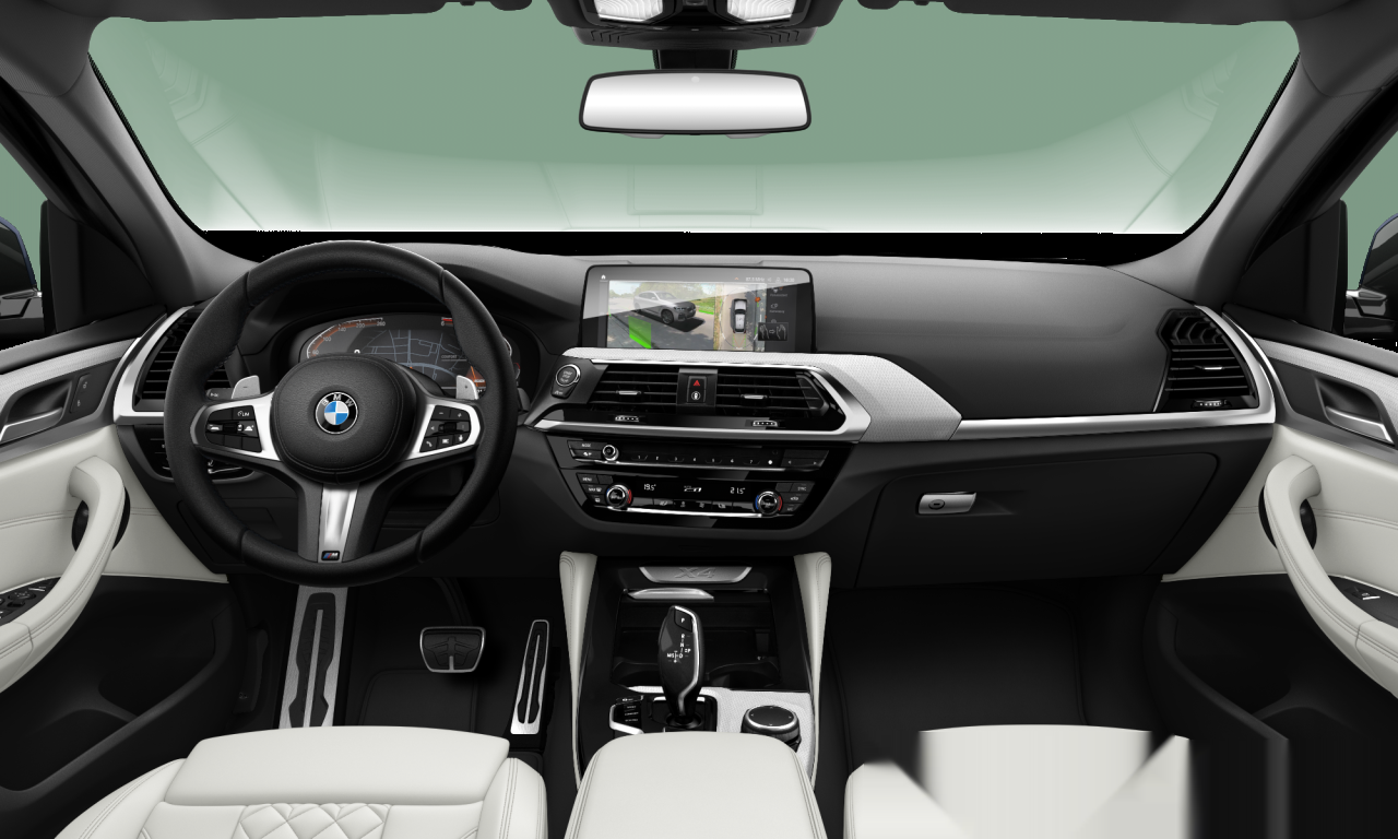 Interior of BMW X4 xDrive20d (G02), VIN WBAVJ910X09B22284