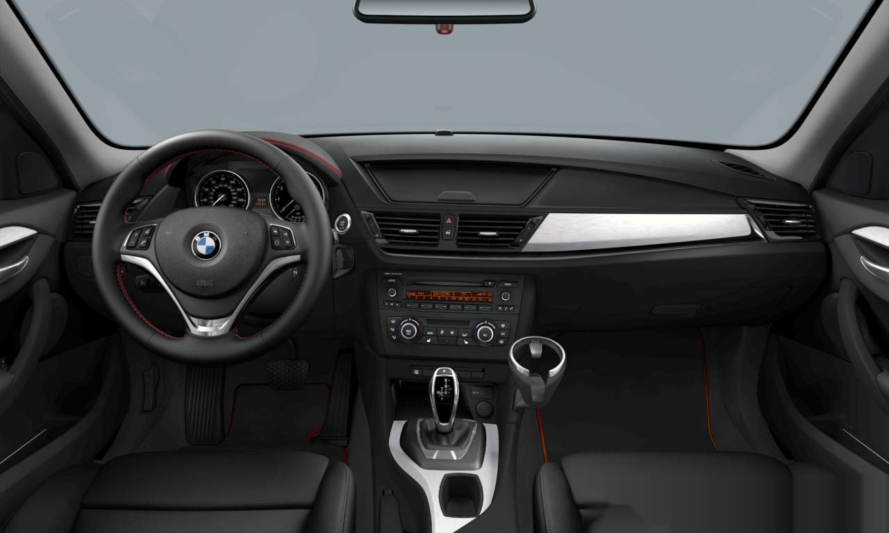 Interior of BMW X1 xDrive28i (Sports Activity Vehicle (5 Doors)), VIN WBAVL1C59FVY30687