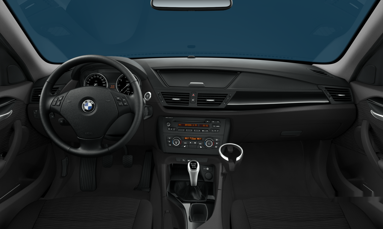 Interior of BMW X1 sDrive18i (E84), VIN WBAVL31090VP04453
