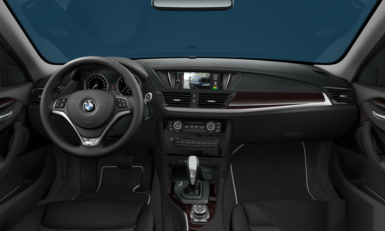 Interior of BMW X1 sDrive18i (E84), VIN WBAVL32010VZ19372