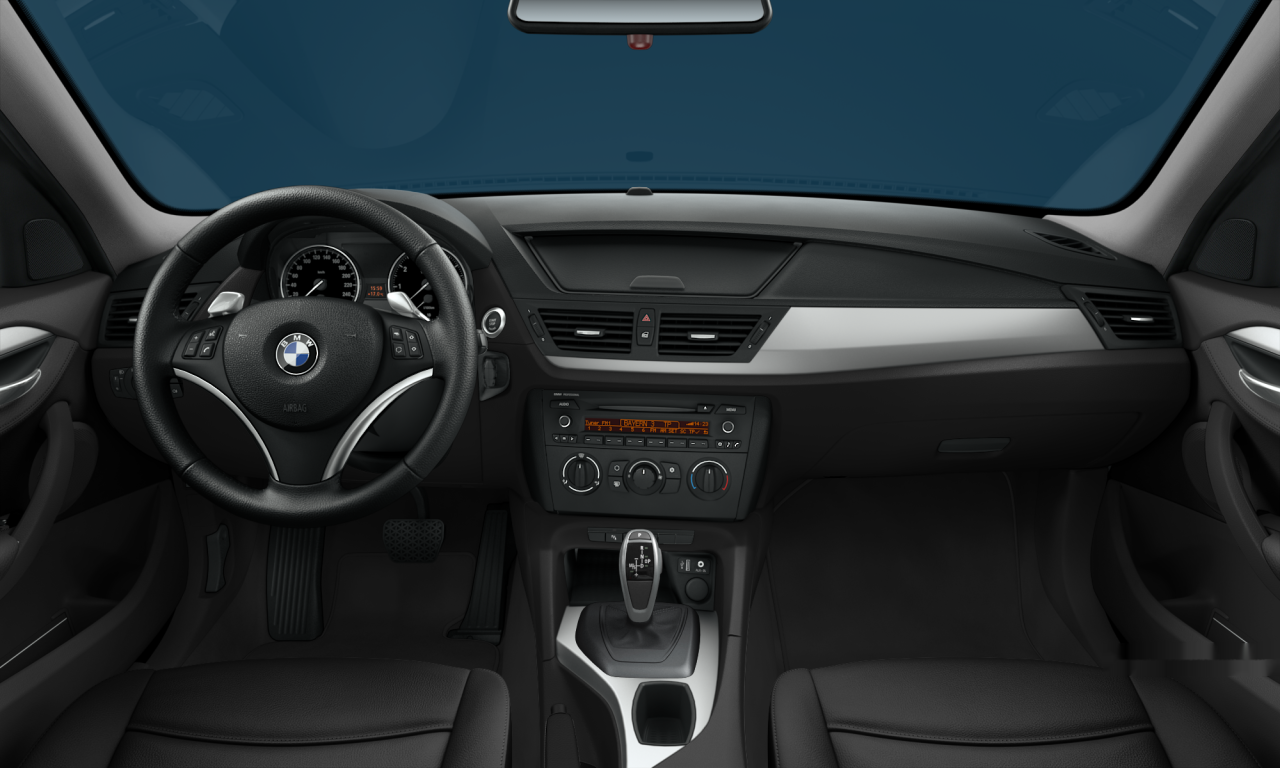 Interior of BMW X1 sDrive20i (E84), VIN WBAVL92030VL60930