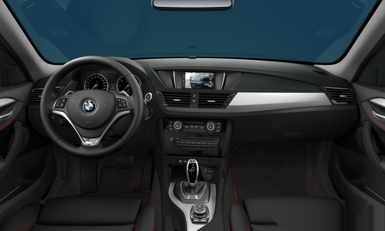 Interior of BMW X1 xDrive28i (E84), VIN WBAVM12030VT52471