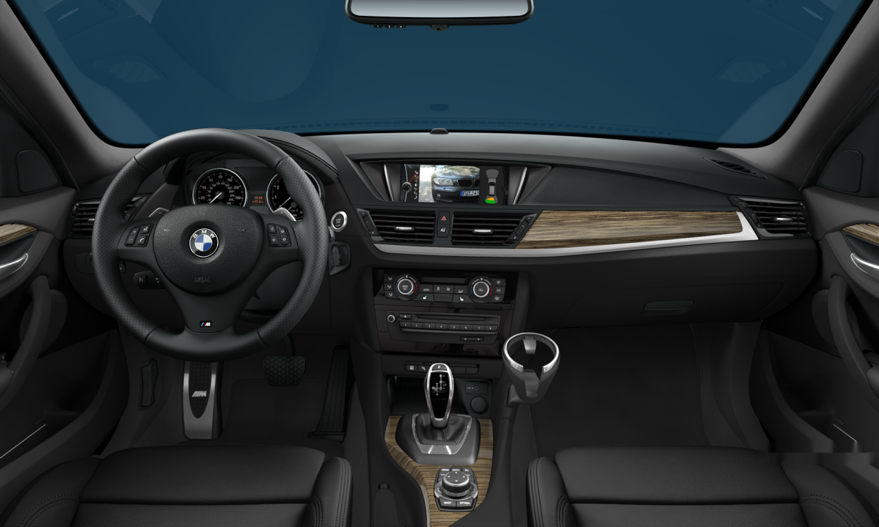 Interior of BMW X1 xDrive35i (E84), VIN WBAVM5C51FVV94704