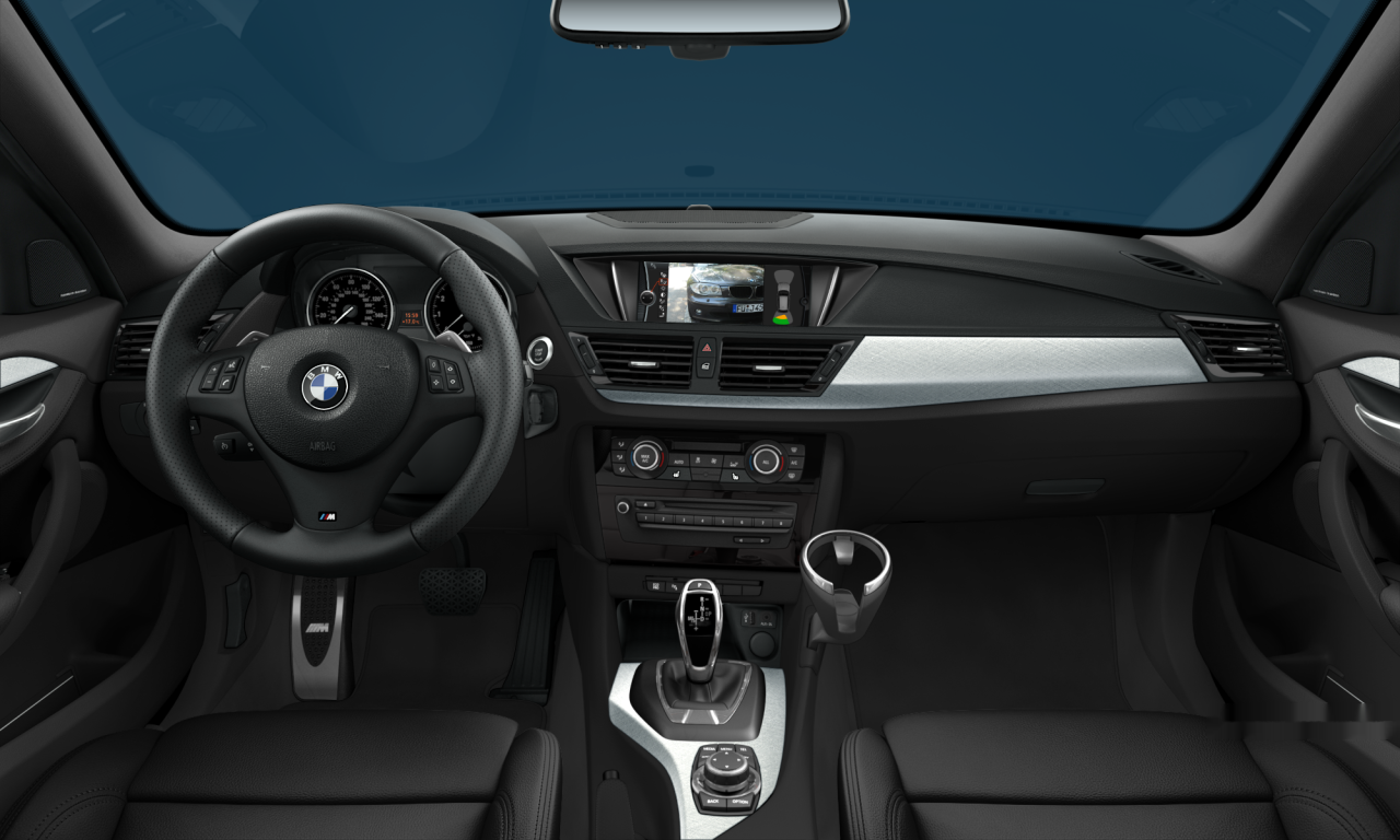 Interior of BMW X1 xDrive35i (E84), VIN WBAVM5C57DVV90475