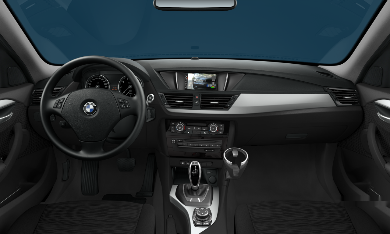 Interior of 2013 BMW X1 xDrive20i (E84), VIN WBAVM91020VT72209