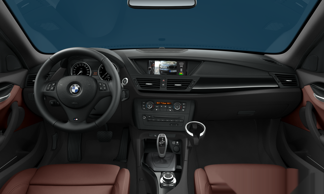 Interior of BMW X1 xDrive20i (E84), VIN WBAVM91060VL66171