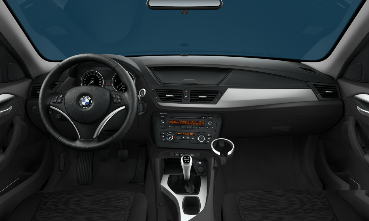 Interior of BMW X1 sDrive18d (E84), VIN WBAVN1101BVN31142