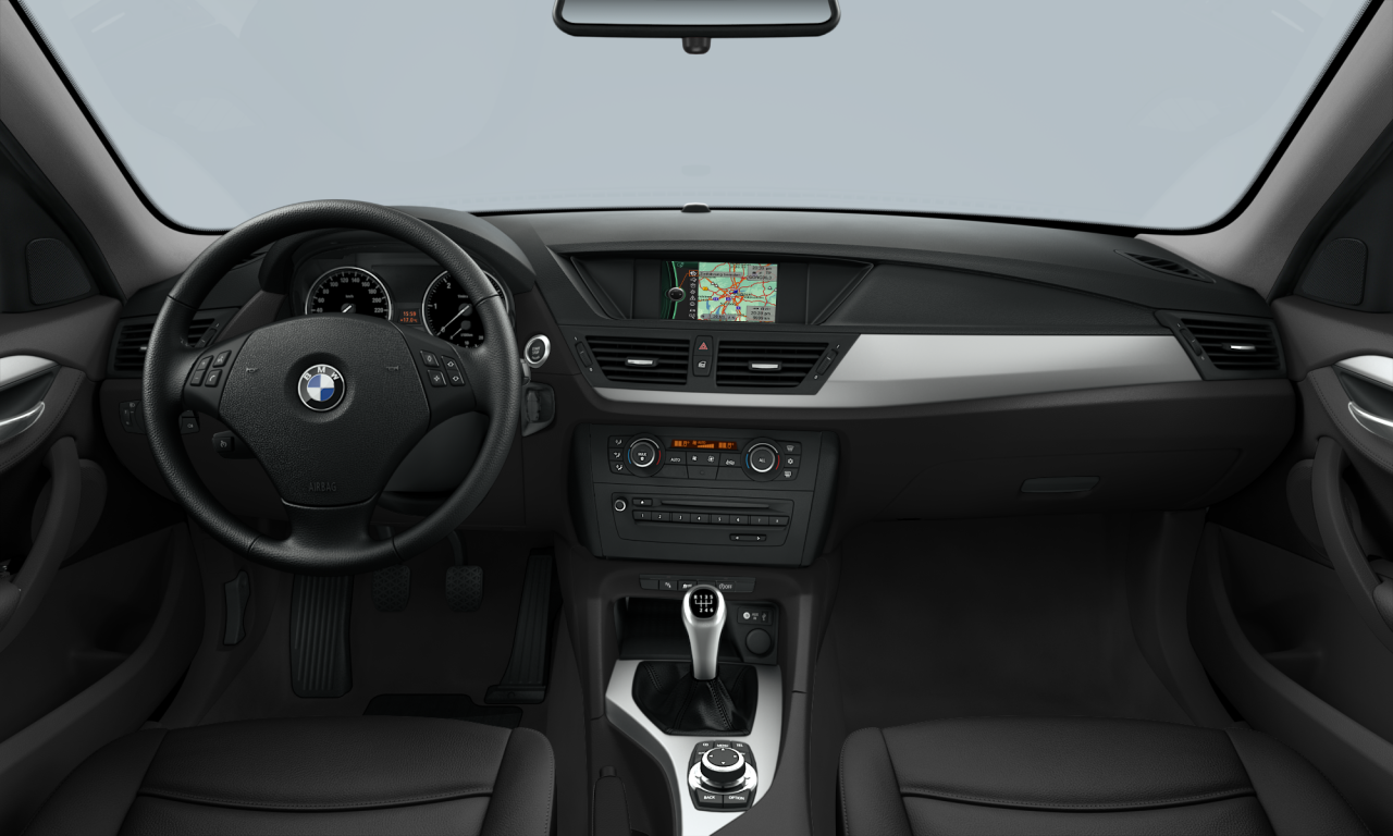 Interior of BMW X1 sDrive18d (E84), VIN WBAVN11060VN28671