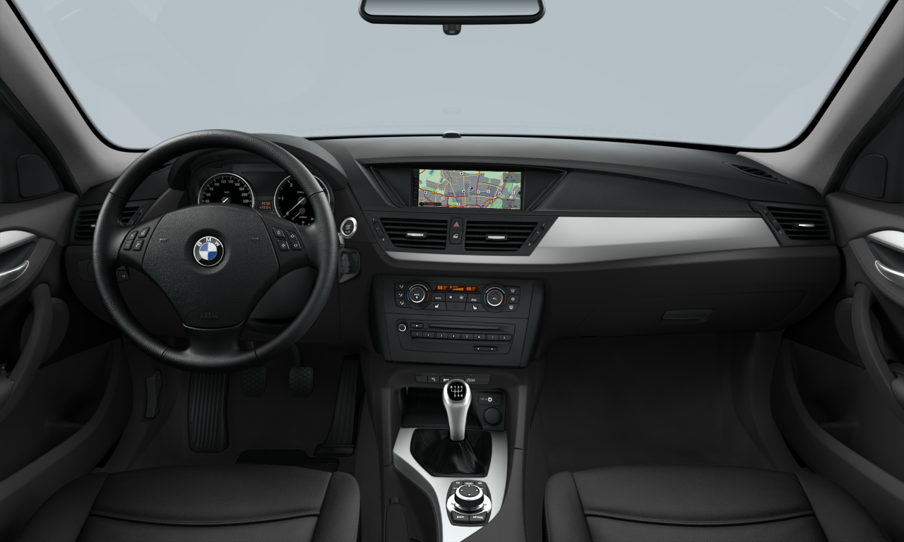 Interior of 2012 BMW X1 sDrive18d (E84), VIN WBAVN11060VT39566