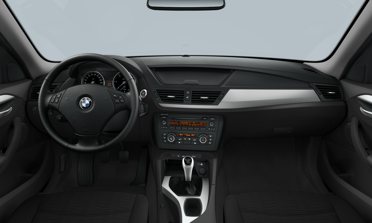 Interior of BMW X1 sDrive20d (E84), VIN WBAVN31030VN60344