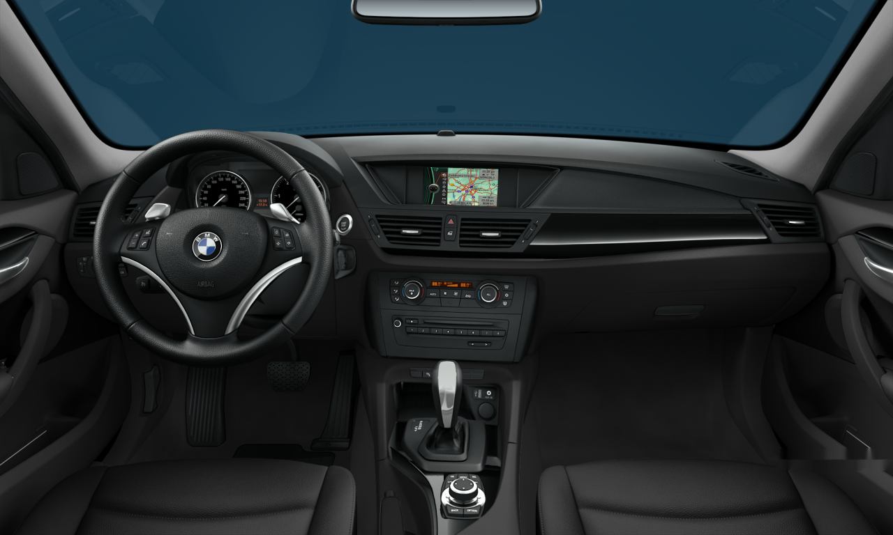 Interior of 2012 BMW X1 sDrive20d (E84), VIN WBAVN32010VS98015