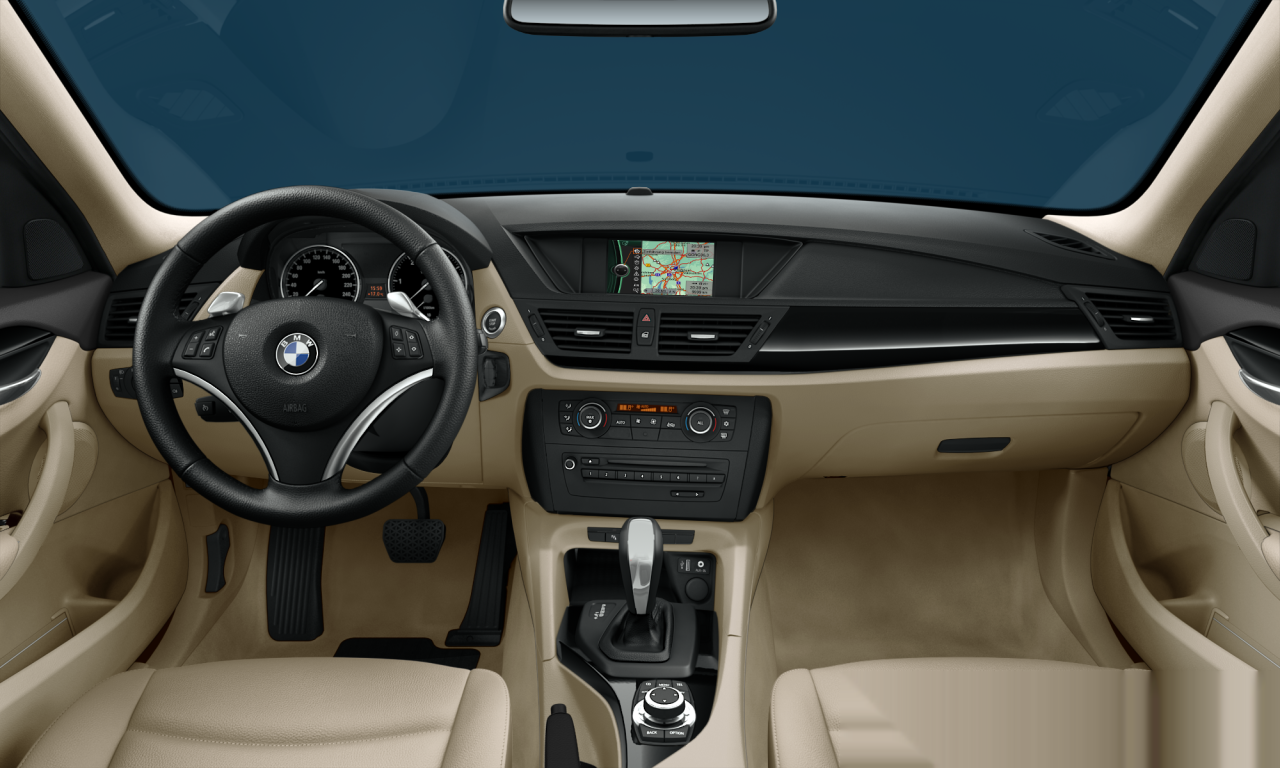 Interior of BMW X1 sDrive20d (E84), VIN WBAVN32030VS96881