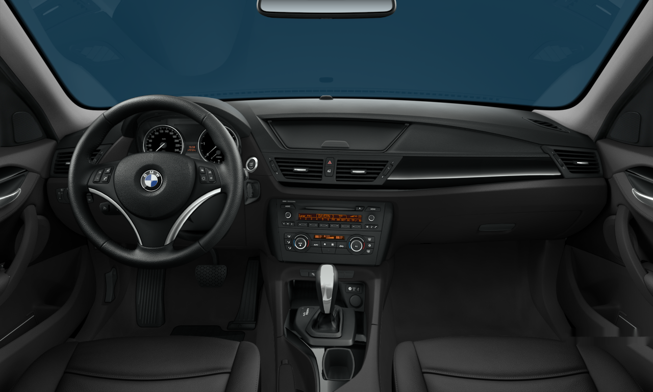 Interior of BMW X1 sDrive20d (E84), VIN WBAVN32090VL53536