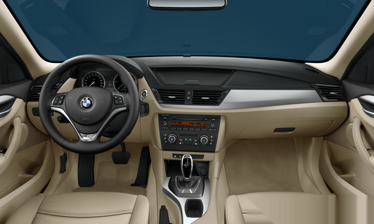 Interior of BMW X1 sDrive18d (E84), VIN WBAVN71020VW77792