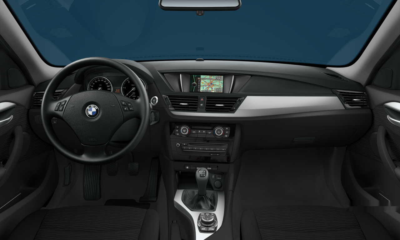 Interior of 2012 BMW X1 sDrive18d (E84), VIN WBAVN71060VX01429