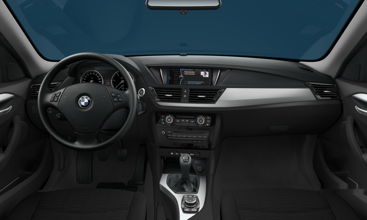 Interior of BMW X1 sDrive18d (E84), VIN WBAVN710X0VX06794