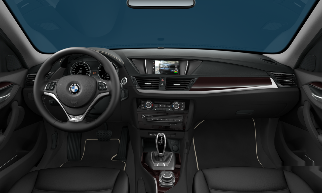 Interior of BMW X1 sDrive18d (E84), VIN WBAVN72060V332554