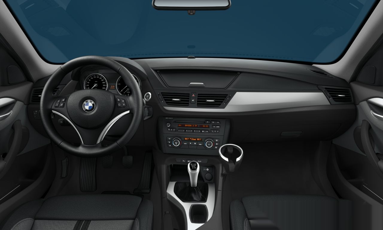 Interior of BMW X1 sDrive18d (E84), VIN WBAVP11090VR62965