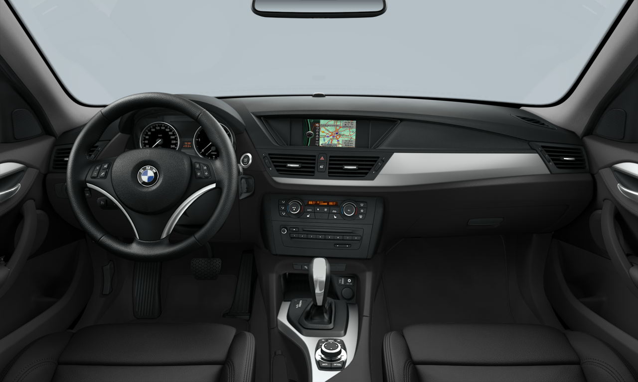 Interior of BMW X1 sDrive23d (E84), VIN WBAVP51040VT46288