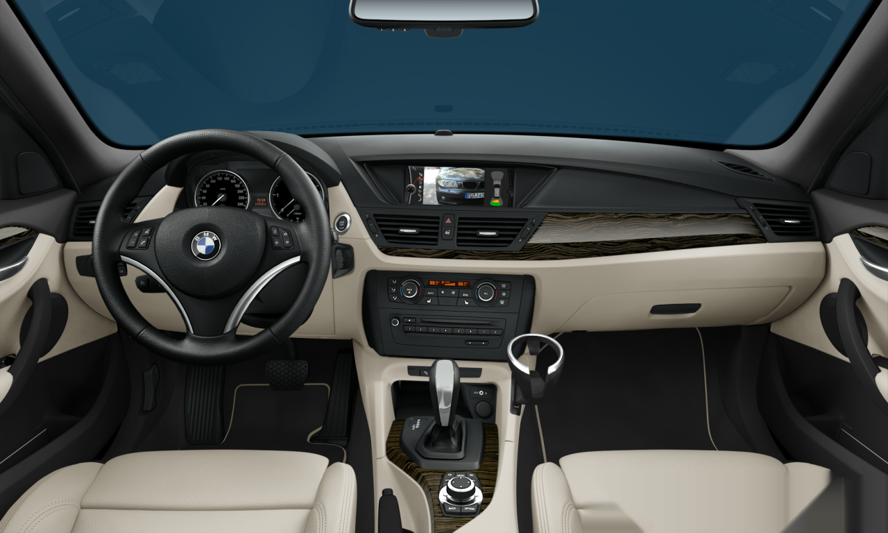 Interior of 2010 BMW X1 sDrive23d (E84), VIN WBAVP51050VM71056